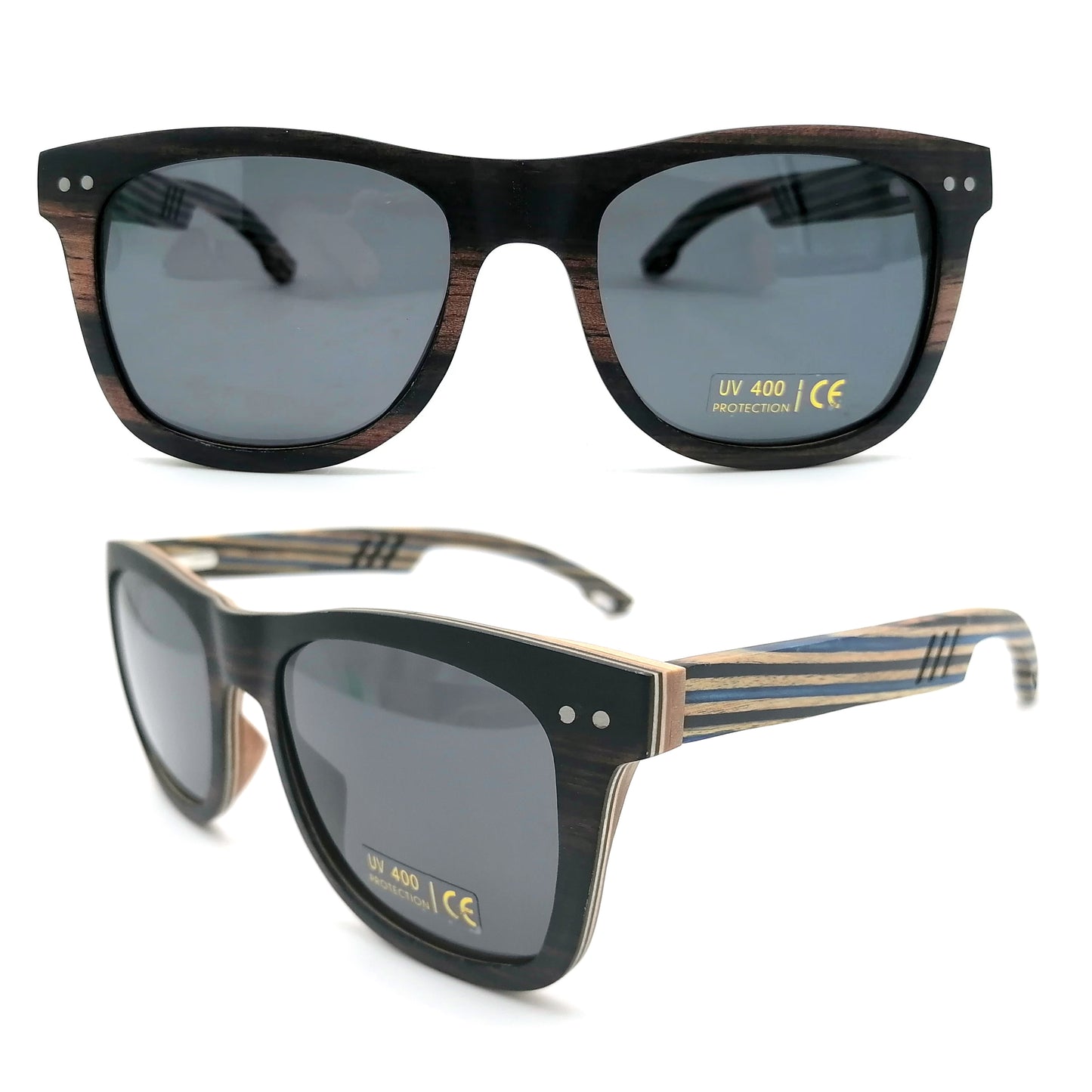 wood finihshed progressive sunglasses W3097