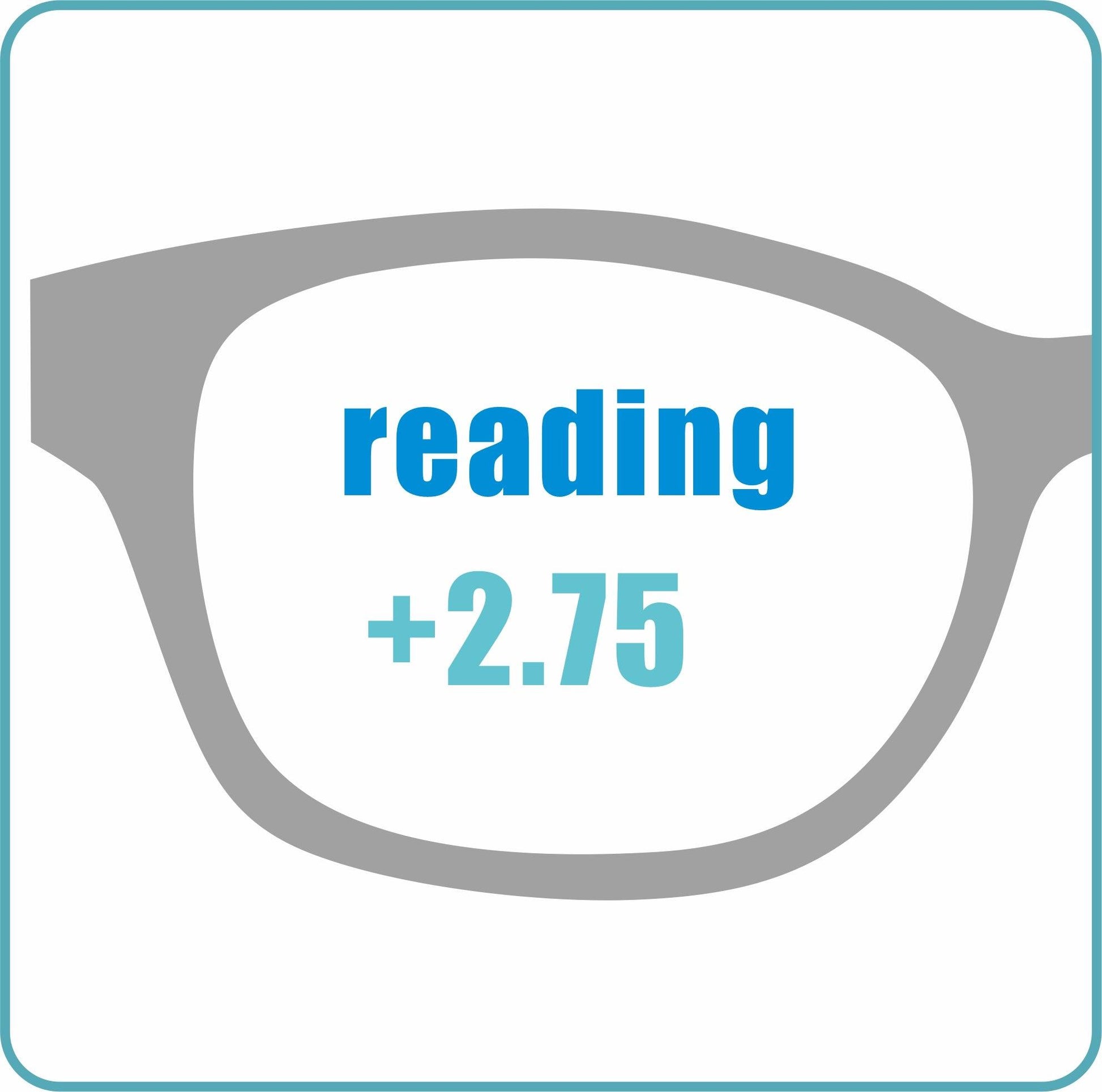 acetate S L-001 Blue Bold Reading Eyeglasses - takeprogressive