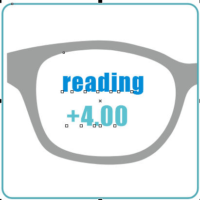 Acetate L 9822 aquare matte grey Reading glasses