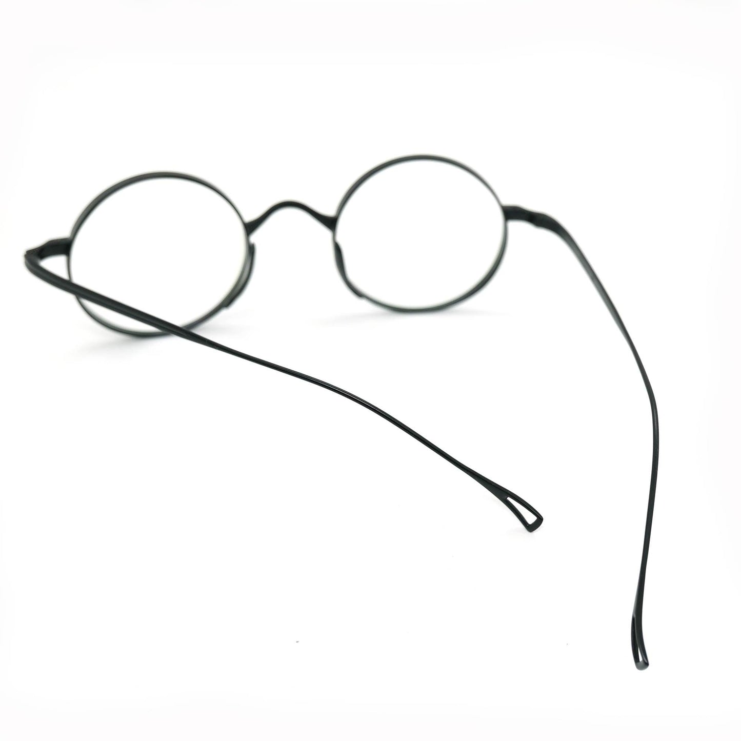 Titanium S 10518C2 Circle Black Progressive Eyeglasses - takeprogressive