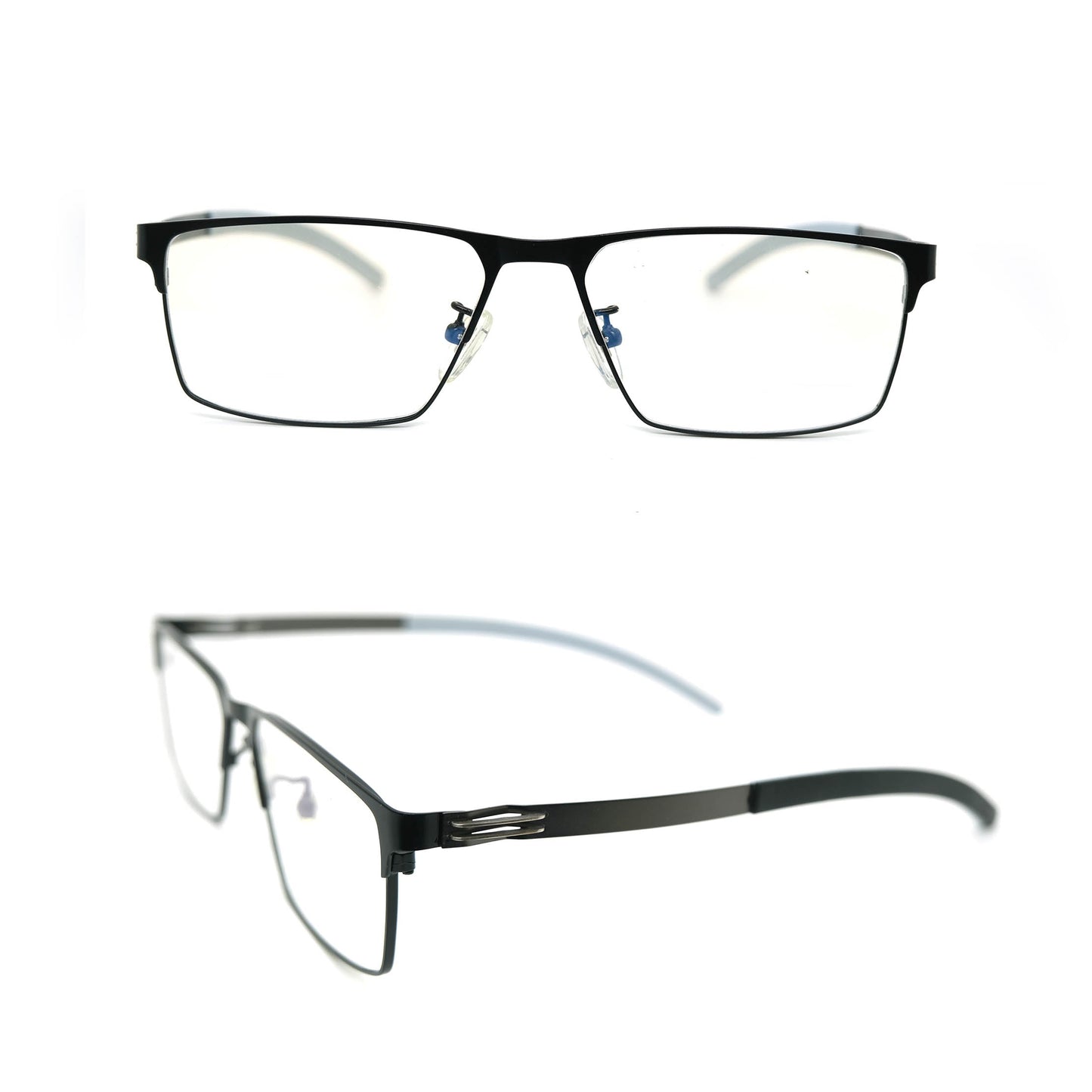 Alloy L T-8601C8 Sports black Progressive glasses