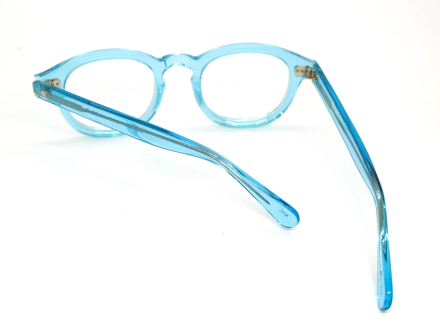 acetate S L-001 Bold Blue Progressive Eyeglasses