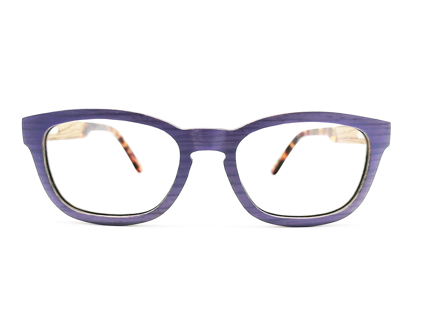 zebra wood purple M W6012 Reading glasses