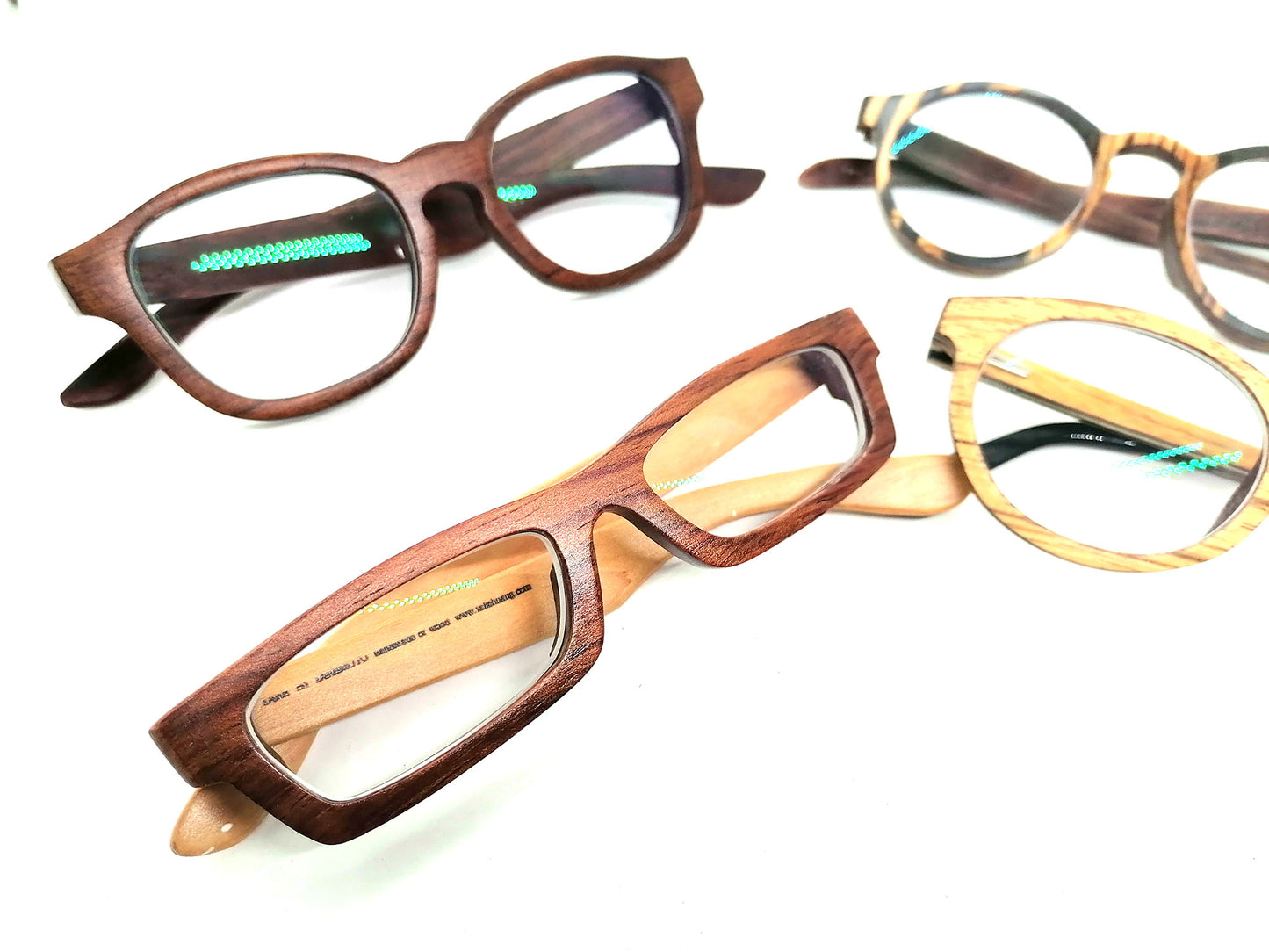 rosewood LOVE-WOOD custom progressive glasses