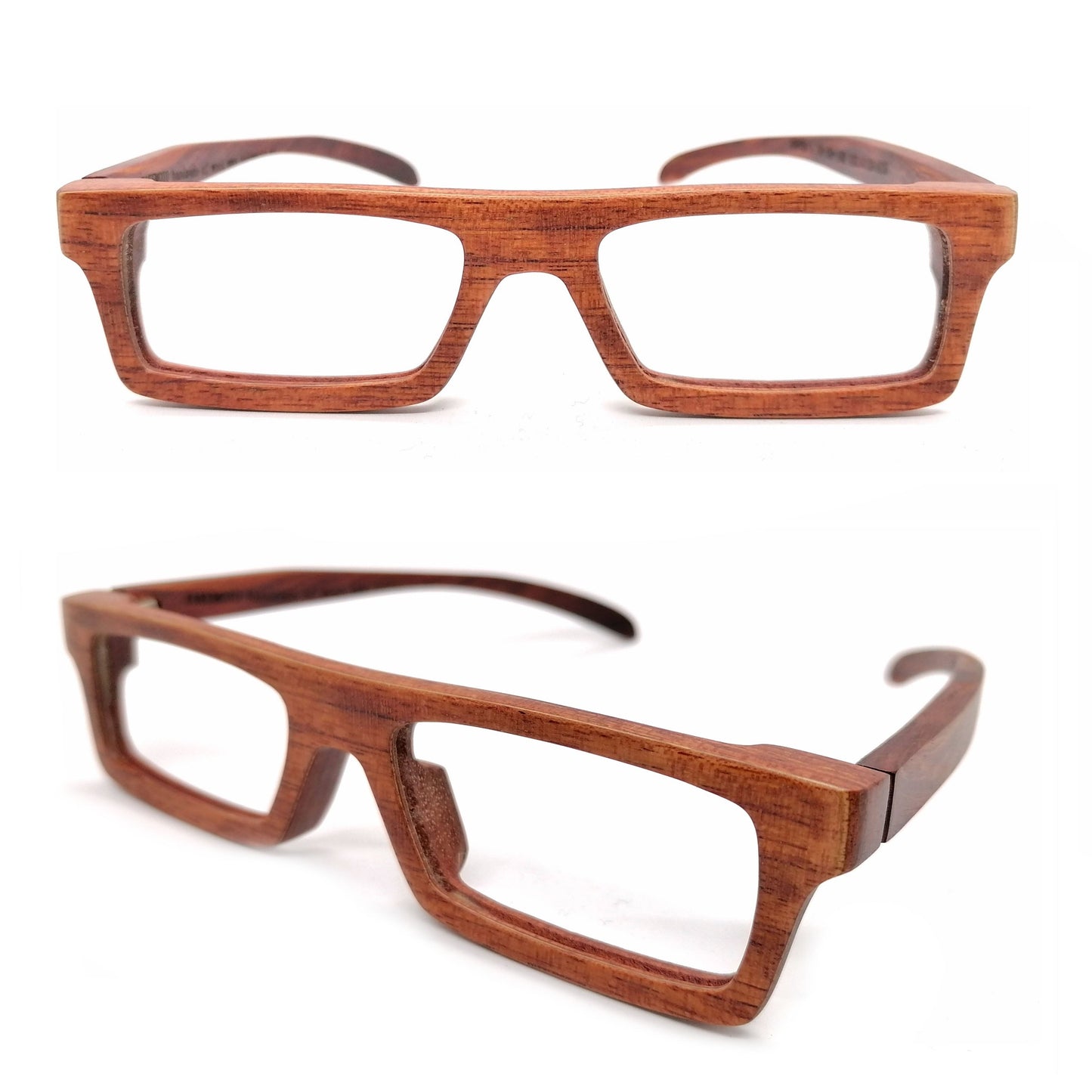 rosewood NEVER custom progressive glasses