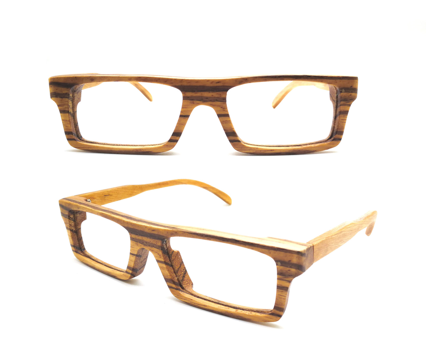 zebra wood NEVER custom progressive glasses